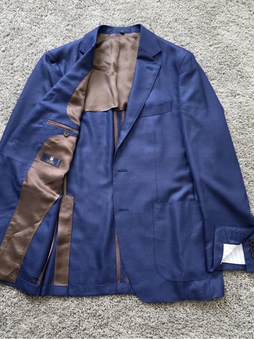 Suitsupply Havana Blue Sport Coat Blazer 40R Slim